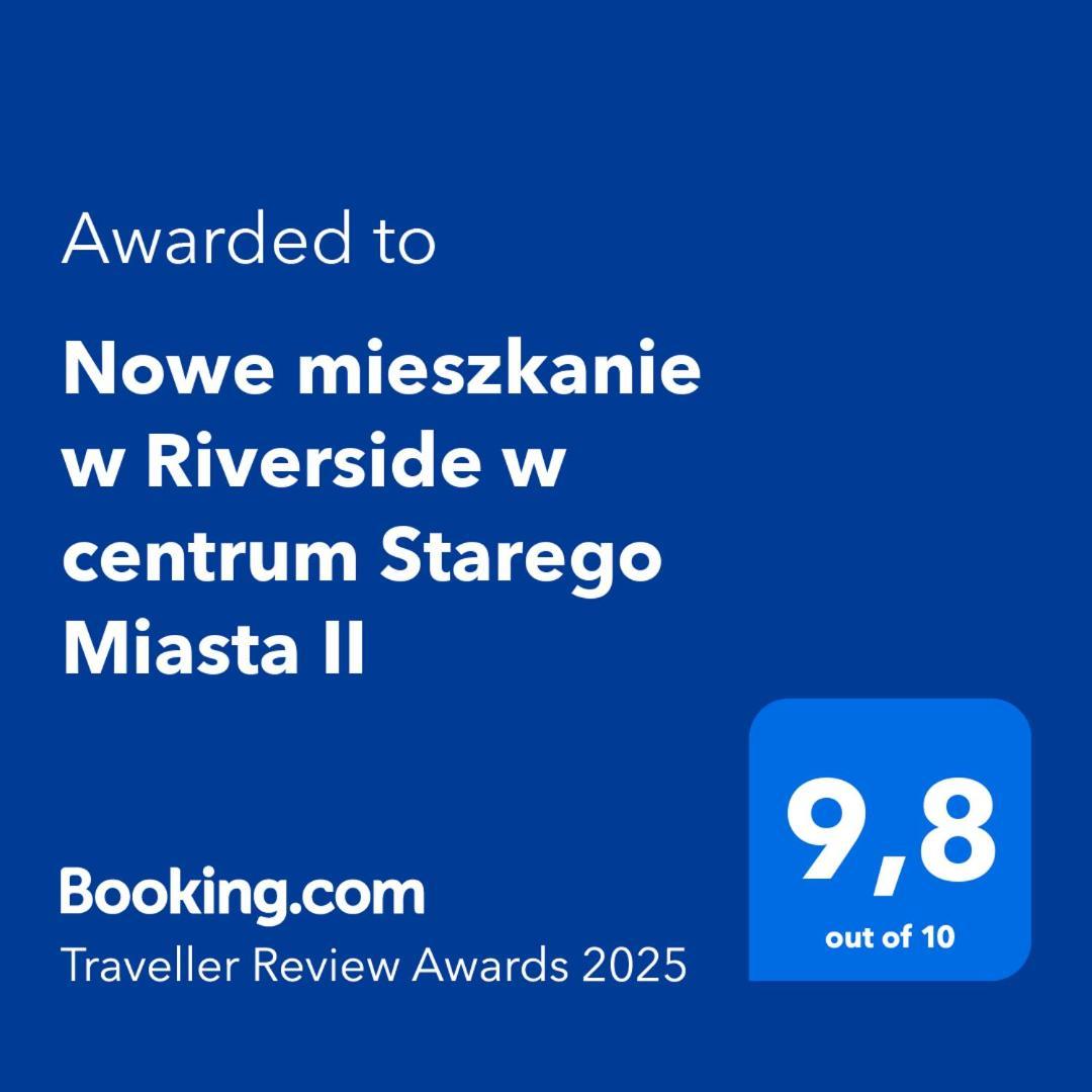 Nowe Mieszkanie W Riverside W Centrum Starego Miasta II Z Parkingiem Gdańsk Exterior foto